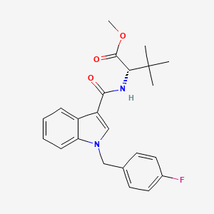 Chemical structure of MDMB-FUBICA