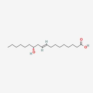 Chemical structure of Ricinelaidic Acid