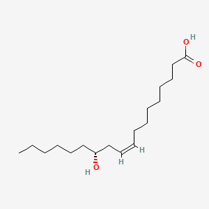 Chemical structure of Ricinoleic Acid