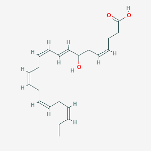 Chemical structure of (±)7-HDHA