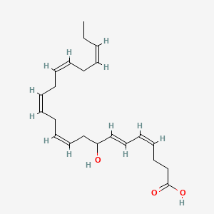 Chemical structure of (±)8-HDHA