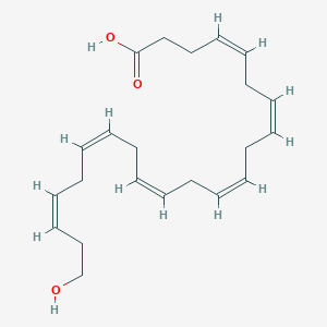 Chemical structure of 22-HDHA