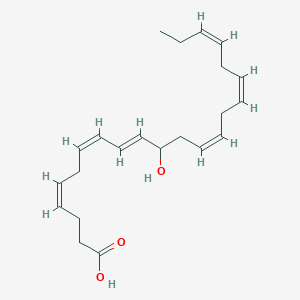 Chemical structure of (±)11-HDHA