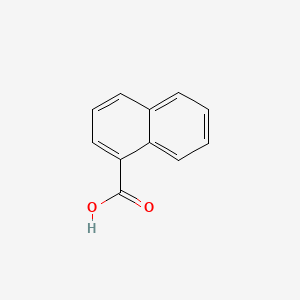 Chemical structure of 1-Naphthoic Acid