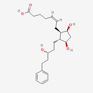 Chemical structure of Latanoprost acid
