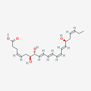 Chemical structure of Resolvin D1 methyl ester