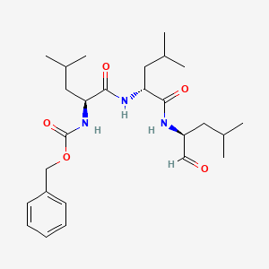 Chemical structure of (R)-MG132