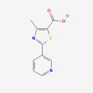 Chemical structure of 2-(3-pyridyl)-4-methyl-Thiazole-5-Carboxylic Acid