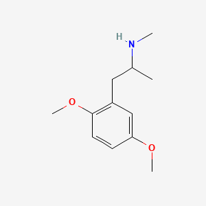 Chemical structure of 2,5-DMMA