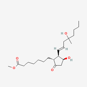 Chemical structure of 11β-Misoprostol