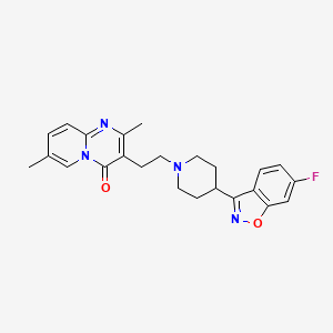 Chemical structure of Methyl 5,6,7,8-Tetradehydro Risperidone