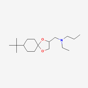 Chemical structure of Spiroxamine