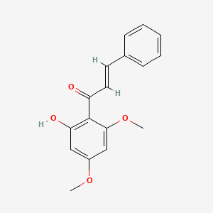 Chemical structure of Flavokawain B