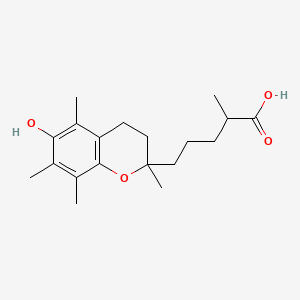 Chemical structure of (±)-α-CMBHC