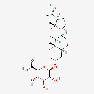 Chemical structure of Pregnanediol-3-Glucuronide