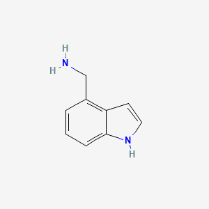 Chemical structure of 4-Aminomethylindole