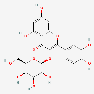 Chemical structure of Isoquercetin