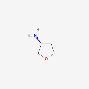 Chemical structure of (R)-3-Aminotetrahydrofuran