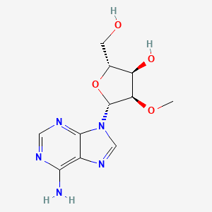 Chemical structure of 2'-O-Methyladenosine