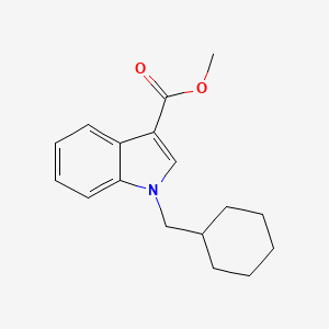 Chemical structure of Methyl 1-(cyclohexylmethyl)indole-3-carboxylate