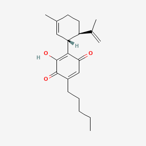 Chemical structure of HU-331