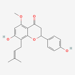 Chemical structure of Isoxanthohumol