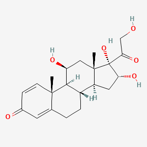Chemical structure of 16α-hydroxy Prednisolone