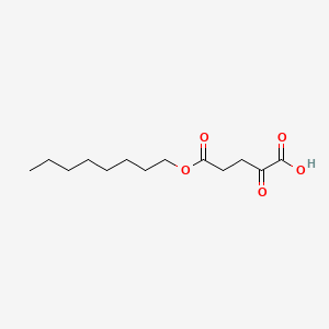 Chemical structure of 5-Octyl-α-ketoglutarate