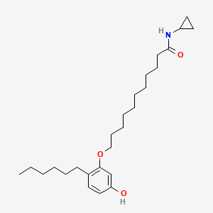 Chemical structure of CB-52