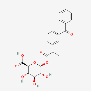Chemical structure of Ketoprofen glucuronide