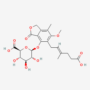 Chemical structure of Mycophenolic acid glucuronide