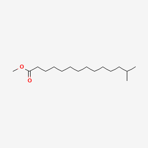 Chemical structure of Methyl 13-methyltetradecanoate