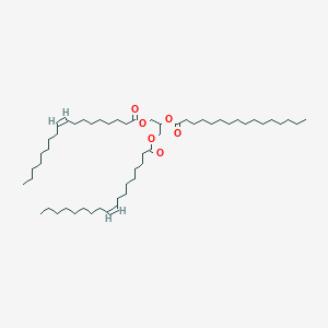 Chemical structure of 1,3-Dioleoyl-2-Palmitoyl-rac-glycerol