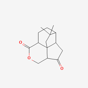 Chemical structure of Quadrone