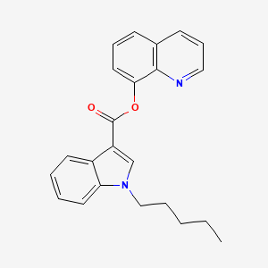 Chemical structure of PB-22 4-hydroxyisoquinoline isomer