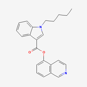 Chemical structure of PB-22 5-hydroxyisoquinoline isomer