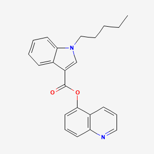 Chemical structure of PB-22 5-hydroxyquinoline isomer