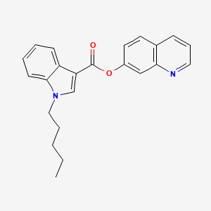Chemical structure of PB-22 7-hydroxyquinoline isomer