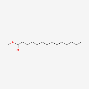 Chemical structure of Methyl Myristate