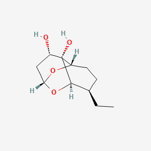 Chemical structure of Agistatin B