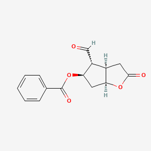 Chemical structure of Corey Lactone Aldehyde Benzoate