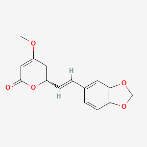 Chemical structure of Methysticin