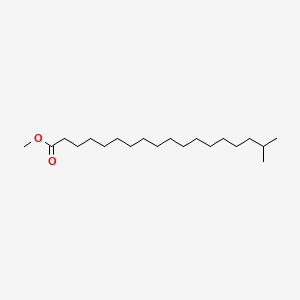 Chemical structure of Methyl 17-methyloctadecanoate