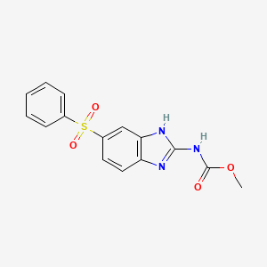 Chemical structure of Oxfendazole sulfone