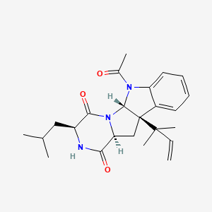 Chemical structure of Verrucofortine