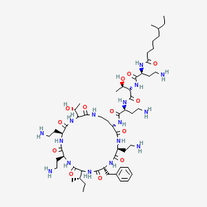 Chemical structure of Polymyxin B1 Isoleucine