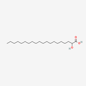 Chemical structure of 2-hydroxy Arachidic Acid