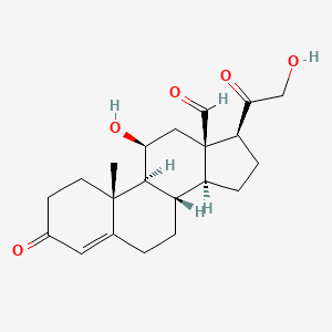 Chemical structure of Aldosterone