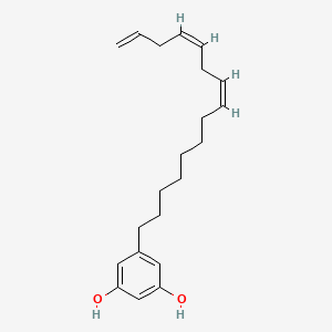 Chemical structure of Cardol triene