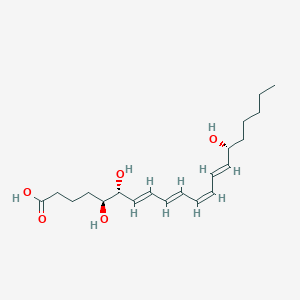 Chemical structure of 15(R)-Lipoxin A4